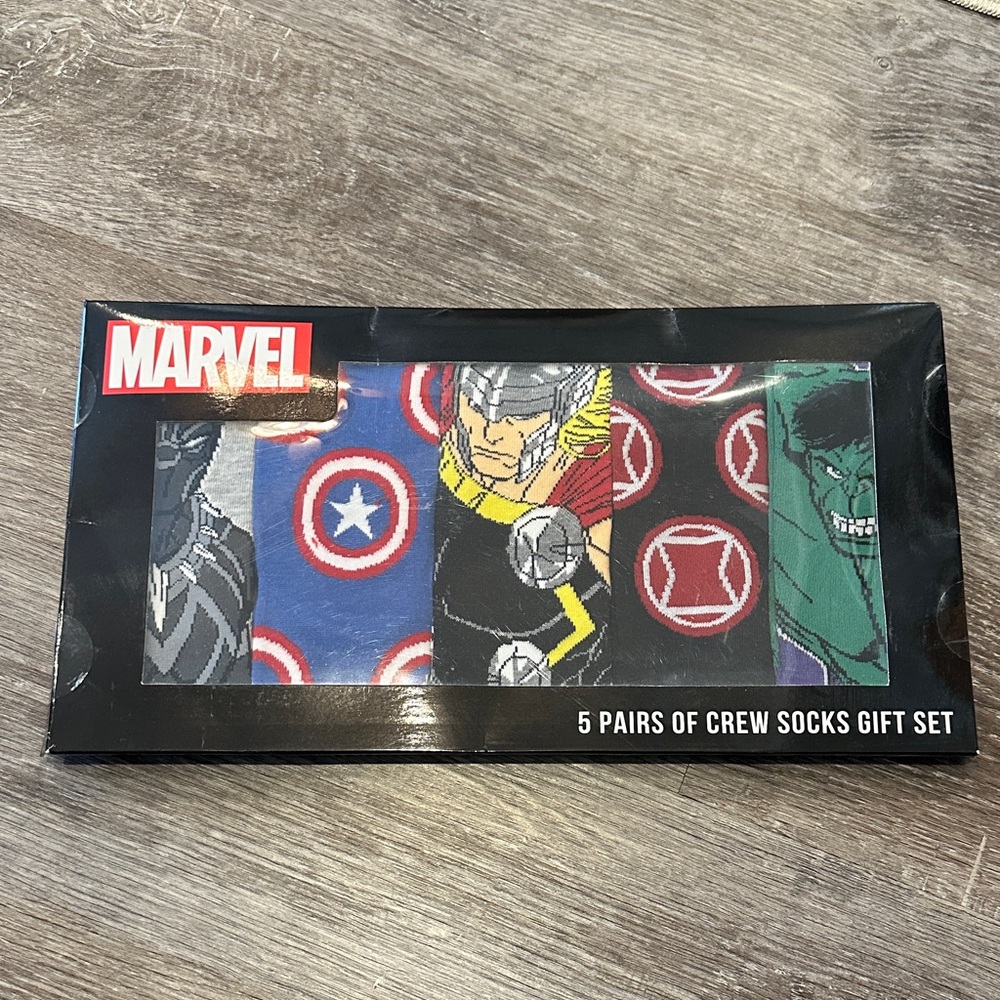 Marvel Crew Socks Set